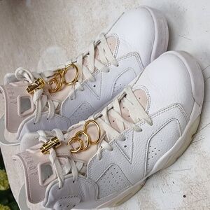 Jordan 6 gold hoops